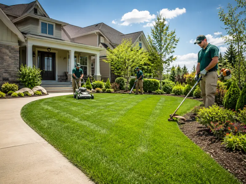 Lawn Care & Maintenance — Lakeshore Landscaping