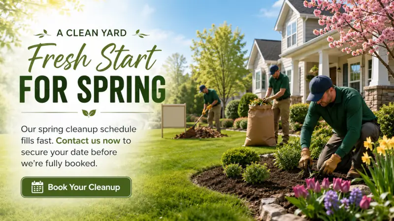 Spring Cleanup Bookings Are Now Open — Schedule Early