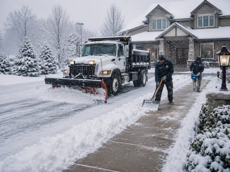 Snow Removal — Lakeshore Landscaping